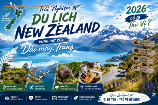 Tour Du Lịch New Zealand 2026 | Bắc Nam Đảo Trọn Gói - Liên Bang Travel
